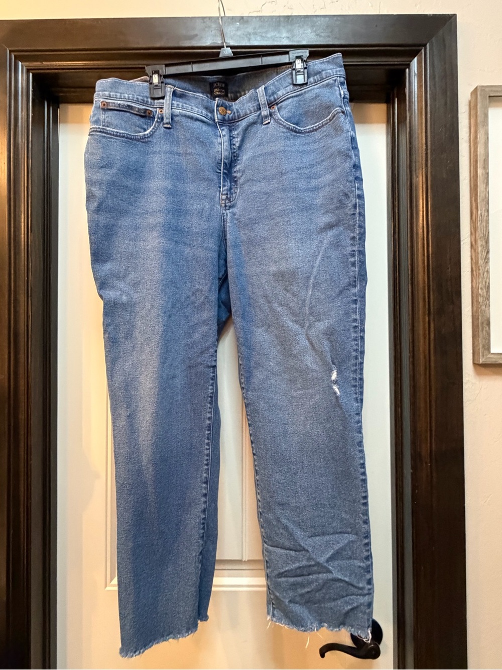 J. Crew Straight-Leg Light Blue Denim Jeans